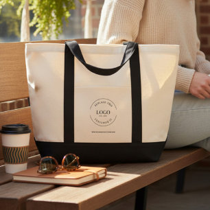 Custom Business Logo website Simple Tote Bag