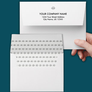Custom Business Logo White Envelope