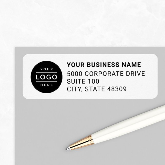 Custom Business Logo White Return Address (Creator Uploaded)