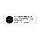 Custom Business Logo White Return Address