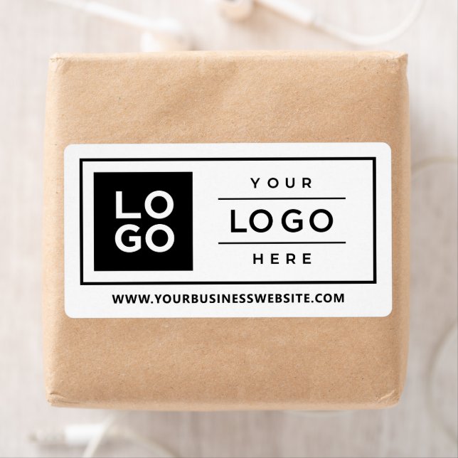 Custom Business Logo White Shipping Website (Insitu)