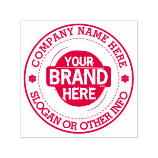 Custom Business Logo With Company Name Self-inking Stamp