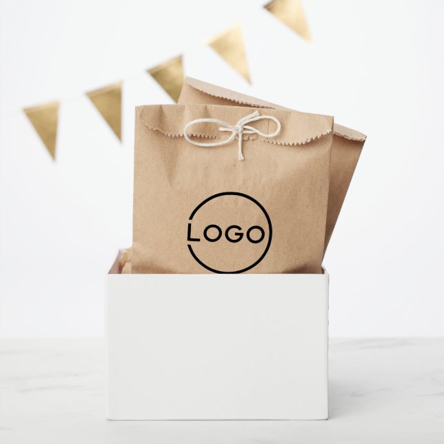 Custom Business Logo with Custom Text Favour Bags (Party)