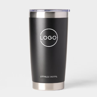Custom Business Logo with Custom Text Insulated Tumbler