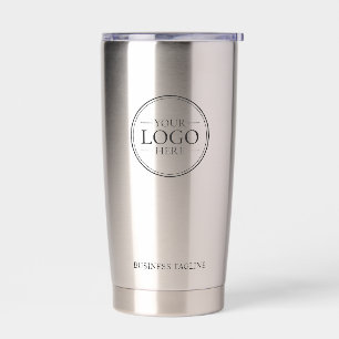 Custom Business Logo with Custom Text Insulated Tumbler