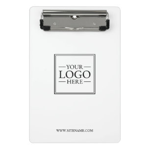 Custom Business Logo with Custom Text Mini Clipboard
