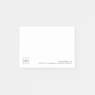 Custom Business Logo with Custom Text Post-it Notes