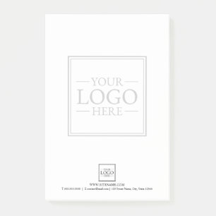 Custom Business Logo with Custom Text Post-it Notes