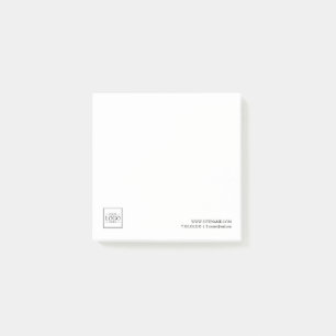 Custom Business Logo with Custom Text Post-it Notes
