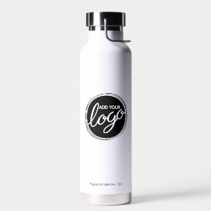 Custom Business Logo with Custom Text Water Bottle