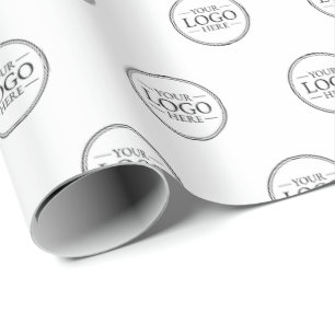 Custom Business Logo Wrapping Paper