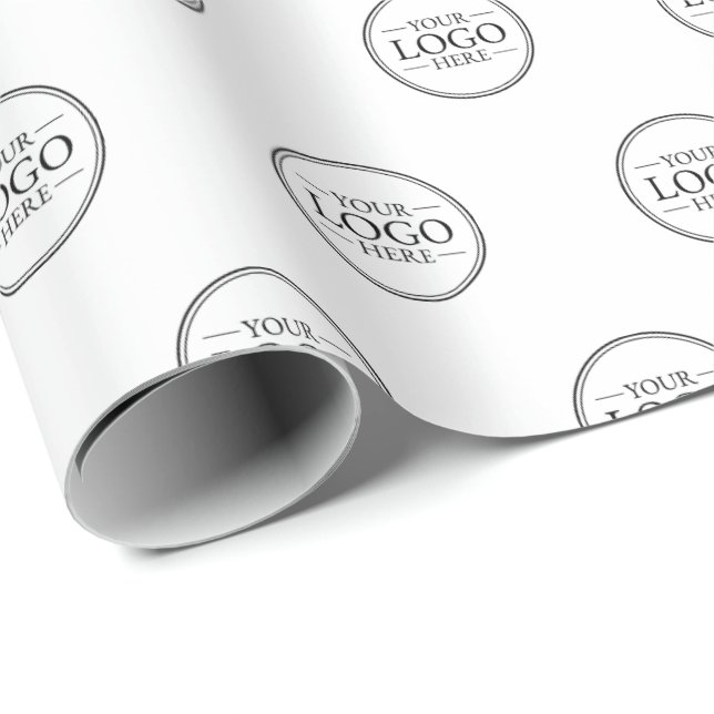Custom Business Logo Wrapping Paper (Roll Corner)