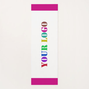 Custom Business Logo Yoga Mat - Choose Colours