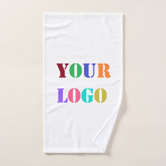 Custom Business Logo Your Company Bath Towels (Hand Towel)
