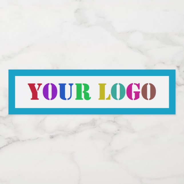 Custom Business Logo Your Company Bottle Labels (Single Label)