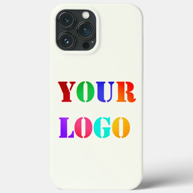 Custom Business Logo Your Company iPhone Case (Back)