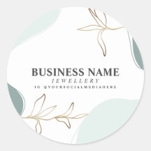 Custom Business Mint & Moss Product Packaging