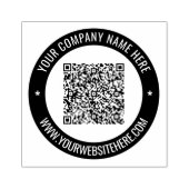 Custom Business Name Info Colour Round Rubber Stam Rubber Stamp (Imprint)