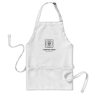 Custom Business Name Logo Modern Branding Apron