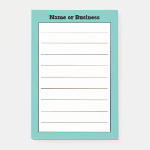 Custom Business Name Notes