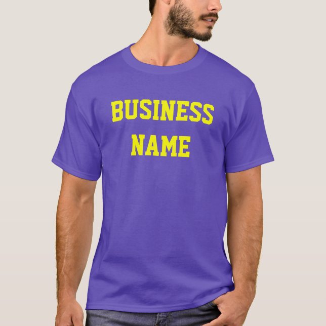 CUSTOM BUSINESS NAME T-Shirt (Front)