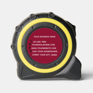 Custom Business Name Text Company Tape Measure 1