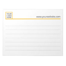 Custom Business Notepad Template 