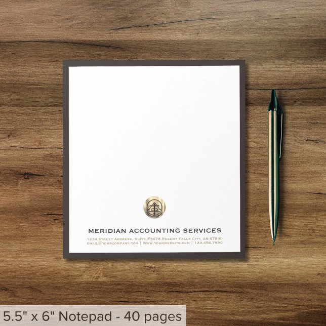 Custom Business Notepad with Logo (Creator Uploaded)