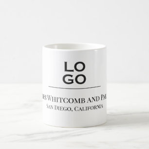 Custom Business or Company Logo Coffee Mug
