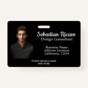 Custom Business Personalised ID Badge