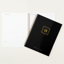 Custom Business Planner for Staff Teams Black