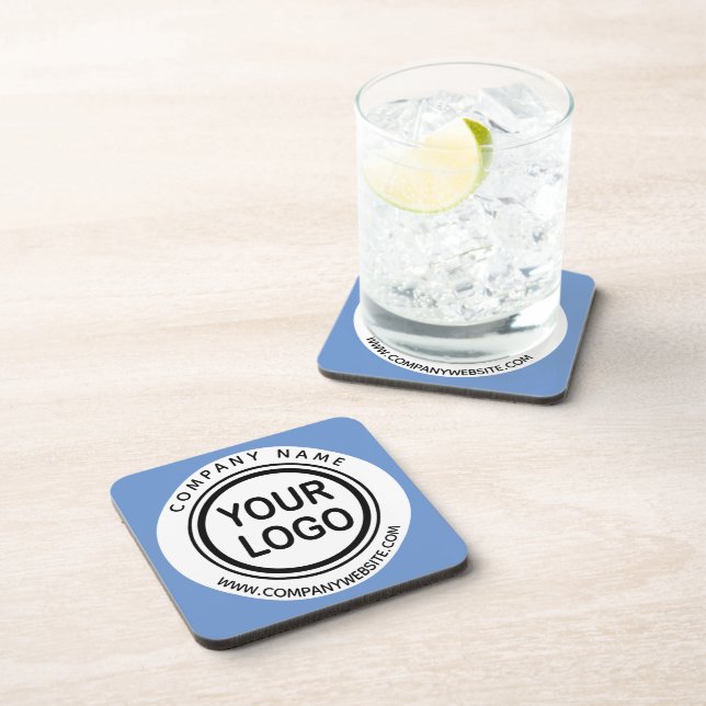 Custom Business Promo Logo Branded Coaster (Right Side)