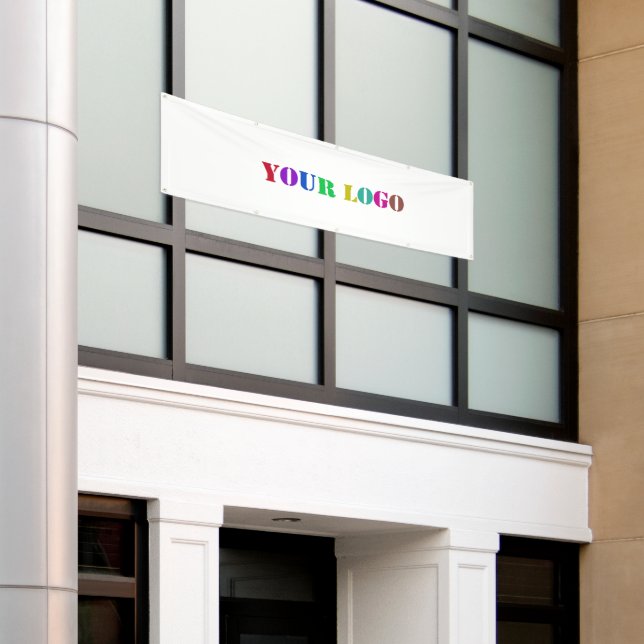 Custom Business Promotional Company Logo Banner (Outside Building)