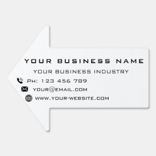 Custom Business Promotional Outdoor Sign Template