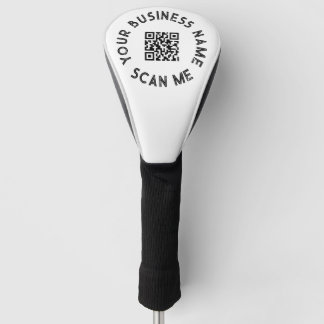 Custom Business QR Code Promotional Golf Head Cover