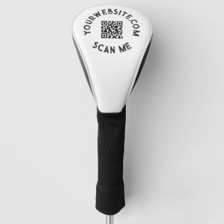 Custom Business QR Code Promotional Golf Head Cover