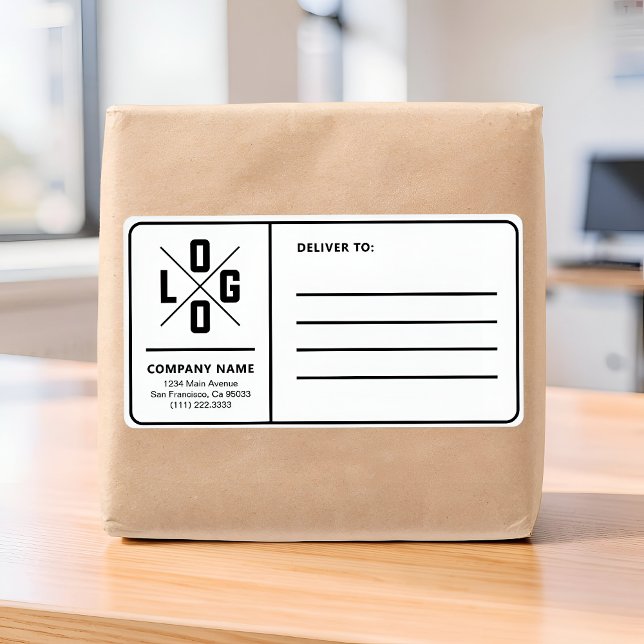 Custom Business Shipping Address with Logo (Creator Uploaded)