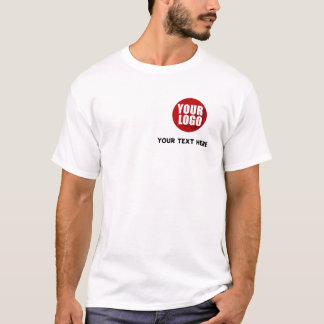Custom Business Simple Logo Text T-Shirt