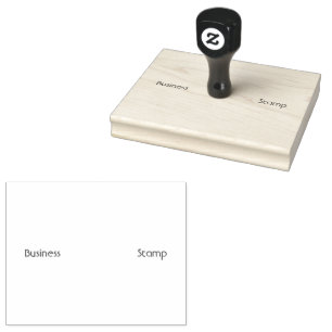 Custom Business-Stamp Jet Black Colour Office Tool Rubber Stamp
