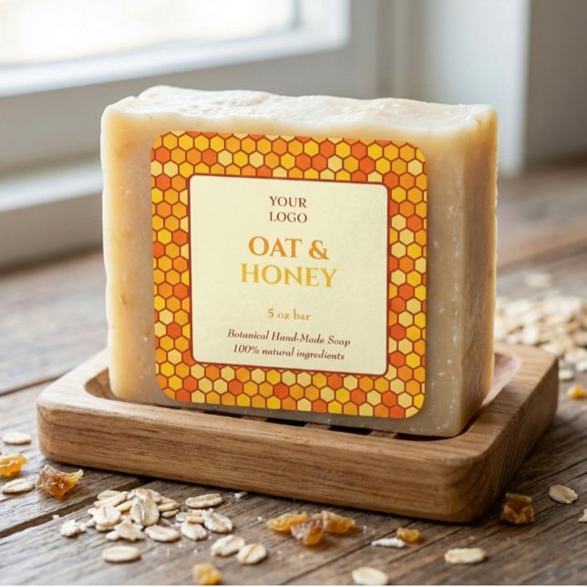 Custom Business Sticker for Handmade Soap (Creator Uploaded)