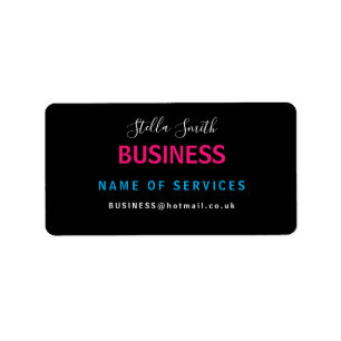 Custom Business Sticker – Logo & Contact Label
