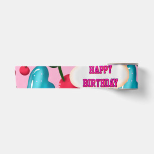 Custom butterfly birthday party matching set satin ribbon