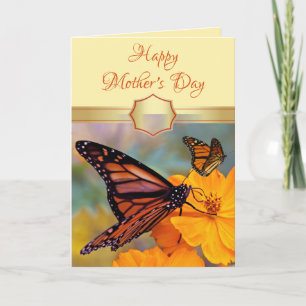 Custom Butterfly Mother's Day Card