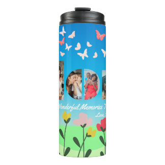 Custom Butterfly Mum Thermal Tumbler