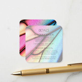 Custom Butterfly Wing Texture Details Enclosure Card