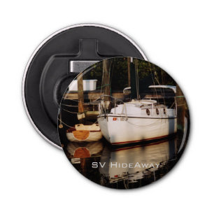 Custom Button Bottle Opener SV Hideaway
