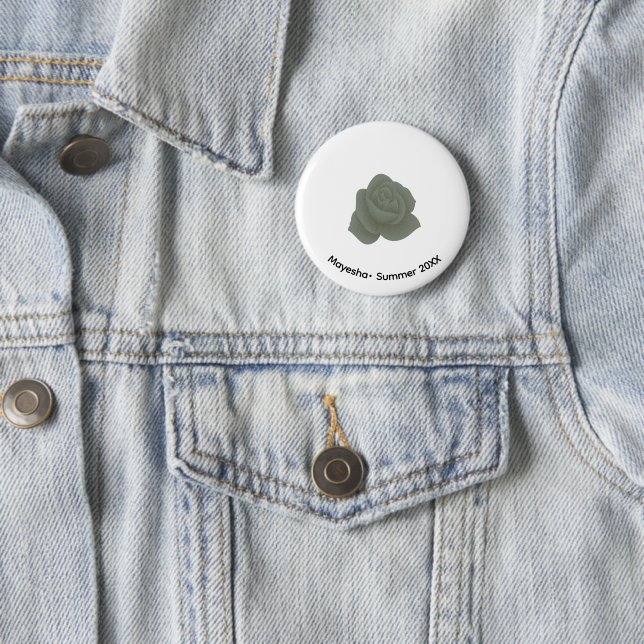 Custom Buttons Anti Trump Wedding Stationery (In Situ)