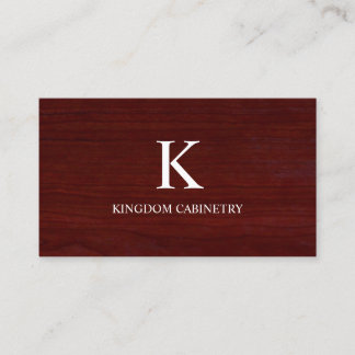 Custom Cabinets Business Card Template