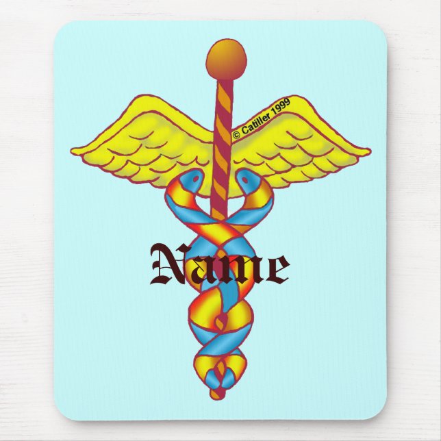 Custom Caduceus mousepad  (Front)