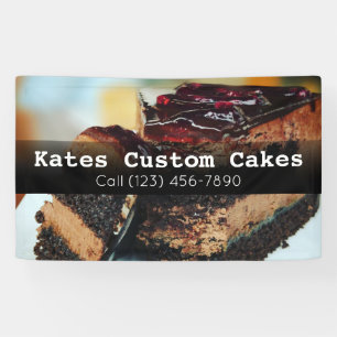Custom Cake Baker Business Banner